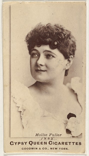 Mollie Fuller, from the Actors and Actresses series (N171) for Gypsy Queen Cigarettes