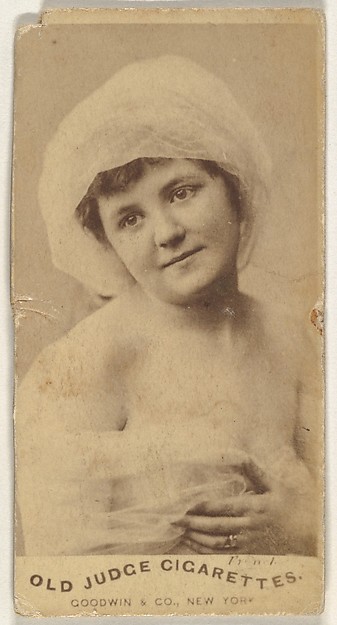 From the Actors and Actresses series (N171) for Old Judge Cigarettes by Goodwin & Company, The Metropolitan Museum of Art