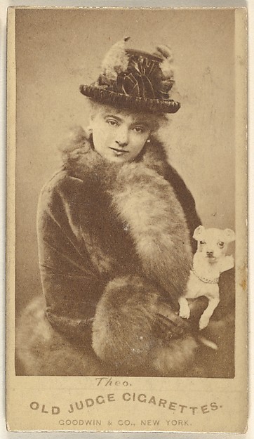 Theo, from the Actors and Actresses series (N171) for Old Judge Cigarettes