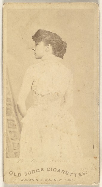 From the Actors and Actresses series (N171) for Old Judge Cigarettes