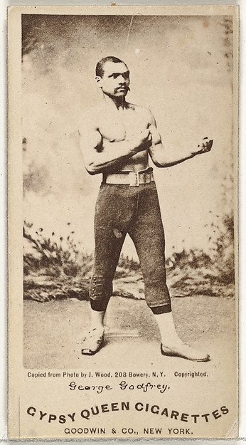 George Godfrey, from the Celebrities and Prizefighters series (N174) for Gypsy Queen Cigarettes