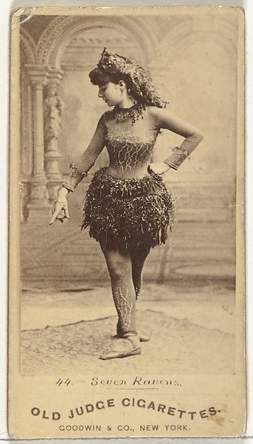 Seven Ravens, from the Actors and Actresses series (N171) for Old Judge Cigarettes
