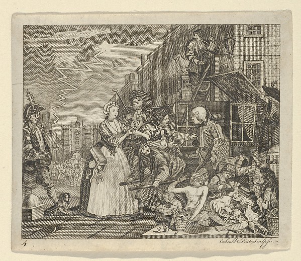 A Rake's Progress, Plate 4