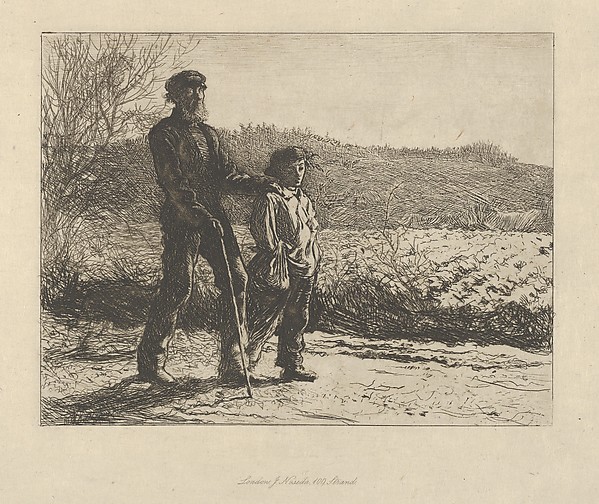 A Blind Man (The Wayfarers) by Frederick Walker, The Metropolitan Museum of Art