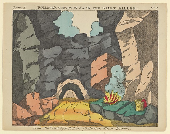 Scene 2, from Jack and the Giant Killer, Scenes for a Toy Theater