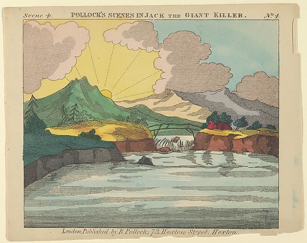 Scene 4, from Jack and the Giant Killer, Scenes for a Toy Theater