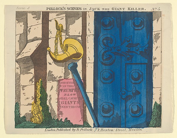 Scene 5, from Jack and the Giant Killer, Scenes for a Toy Theater