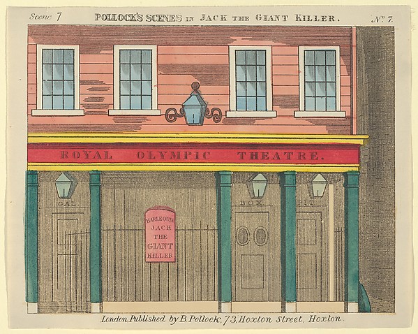Scene 7, from Jack and the Giant Killer, Scenes for a Toy Theater