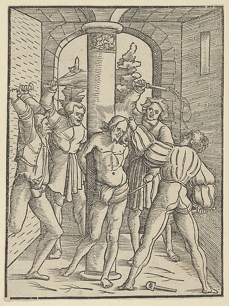 Christ Scourged, from "The Doctrine, Life, and Passion of Jesus Christ" by Hans Schäufelein