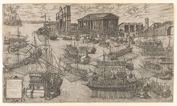 The arrival of Henri III of France at the Lido in Venice in 1574