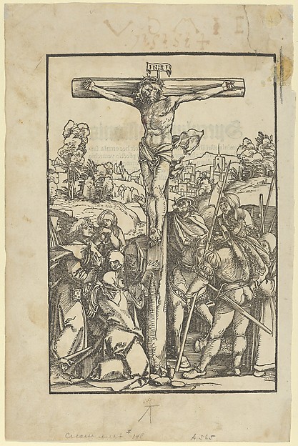 The Crucifixion, from "Speculum passionis domini nostri Ihesu Christi" by Hans Schäufelein