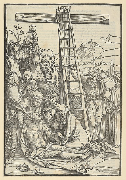 The Lamentation Beneath the Cross, from Speculum passionis domini nostri Ihesu Christi by Hans Schäufelein