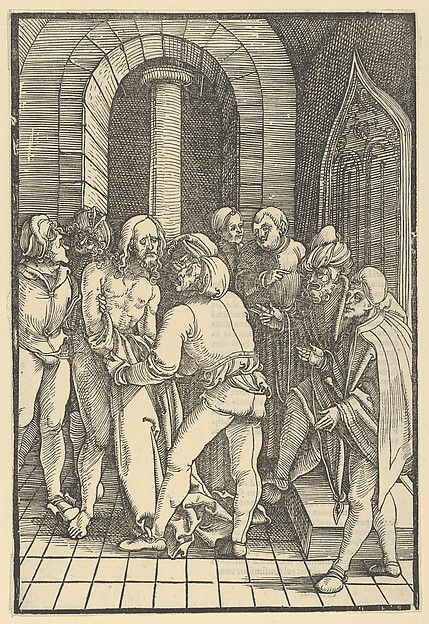 Christ Stripped, from Speculum passionis domini nostri Ihesu Christi by Hans Schäufelein