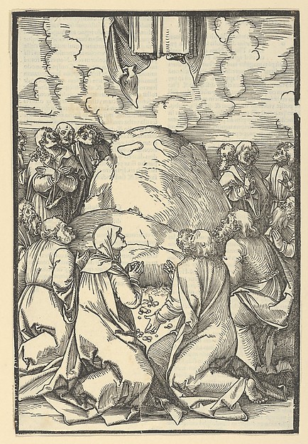 The Ascension of Christ, from Speculum passionis domini nostri Ihesu Christi by Hans Schäufelein