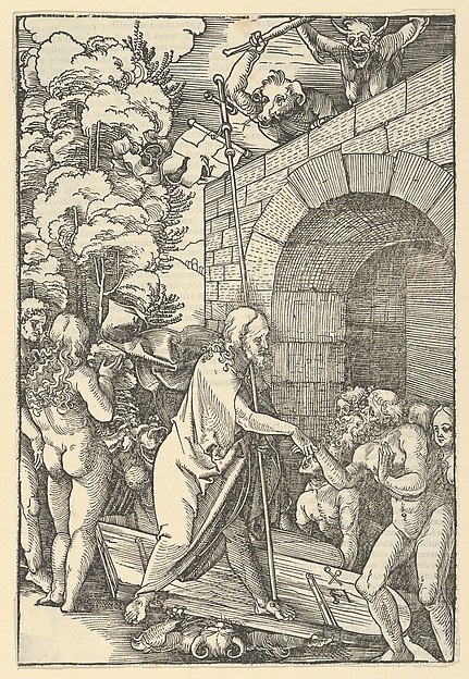 Christ in Limbo, from Speculum passionis domini nostri Ihesu Christi by Hans Schäufelein