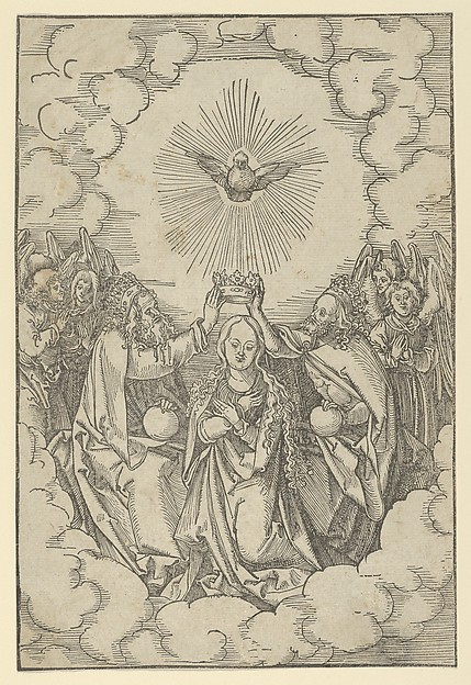 The Coronation of Mary, from Speculum passionis domini nostri Ihesu Christi by Hans Schäufelein