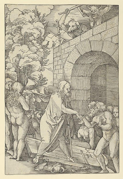 Christ in Limbo, from "Speculum passionis domini nostri Ihesu Christi" by Hans Schäufelein