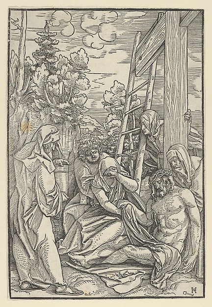 The Lamentation, from "The Life of Christ" by Hans Schäufelein