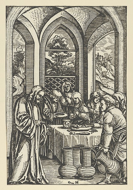 The Wedding at Cana, from "The Life of Christ" by Hans Schäufelein