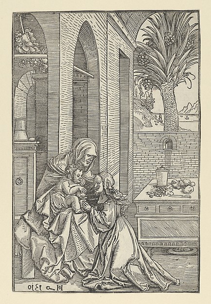 Virgin and Child with Saint Anne by Hans Schäufelein