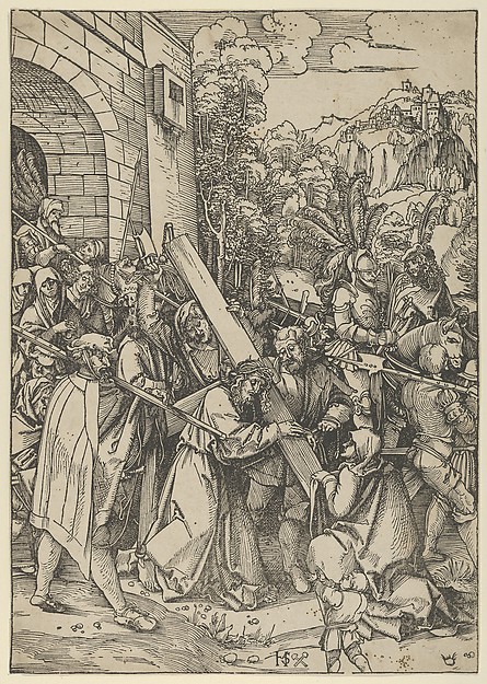 The Carrying of the Cross by Hans Schäufelein