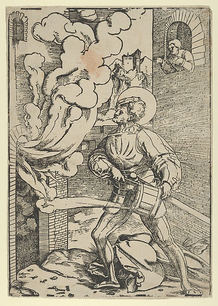 Saint Florian (restrike)