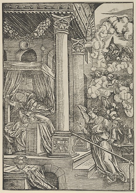 The Annunciation by Hans Schäufelein