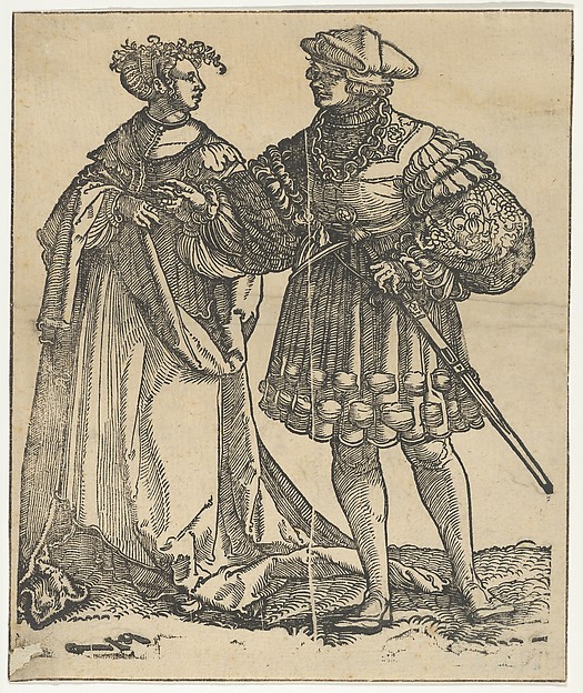 Couple Walking to the Left (III), from The Wedding Dancers (restrike)