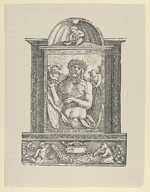 Ecce Homo / Man of Sorrows by Hans Schäufelein