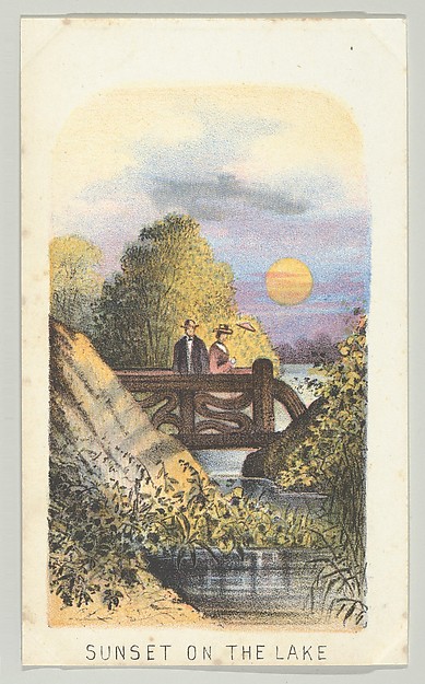 Sunset on the Lake, from the series, Views in Central Park, New York, Part 2