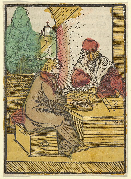 The Parable of the Rich Man and the Housekeeper, 2, from Das Plenarium