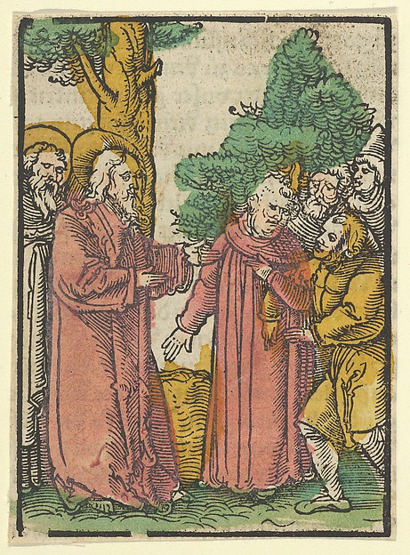 Christ Healing the Deaf-Mute, from Das Plenarium by Hans Schäufelein