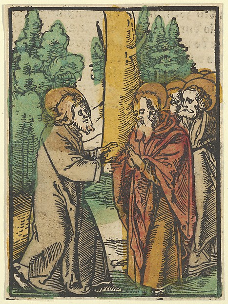 Christ Teaching the Disciples, 1, from Das Plenarium by Hans Schäufelein