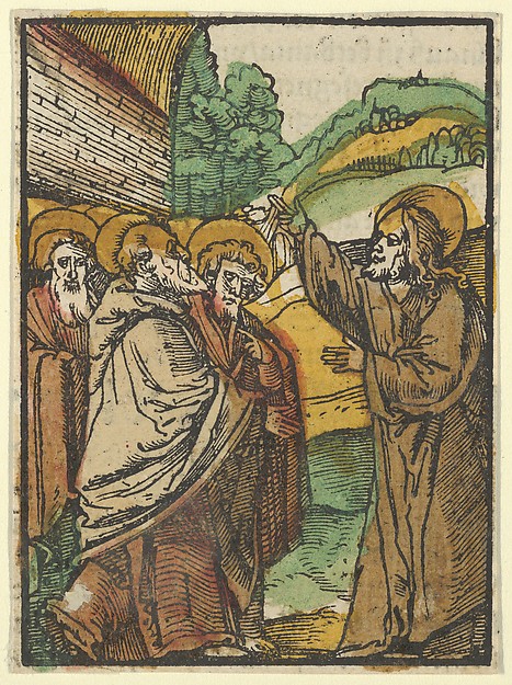 Christ Teaching the Disciples, 2, from Das Plenarium by Hans Schäufelein