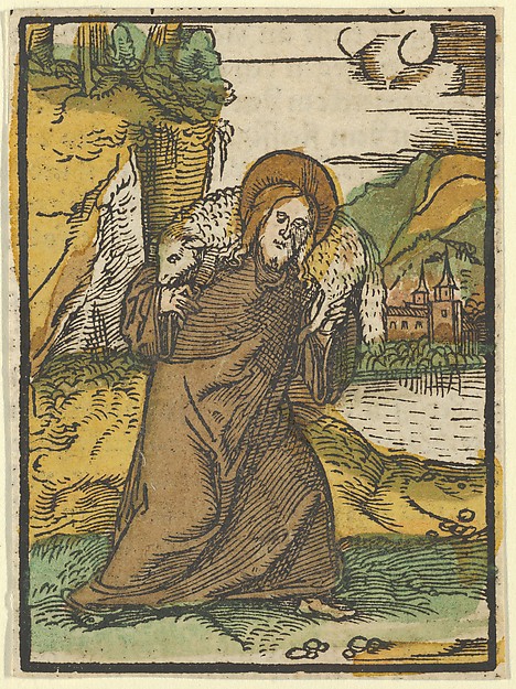 Christ as Good Shepherd, from Das Plenarium by Hans Schäufelein