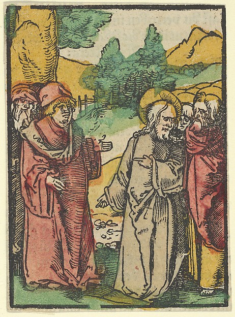 Christ Warning the Disciples of False Prophets, from Das Plenarium by Hans Schäufelein