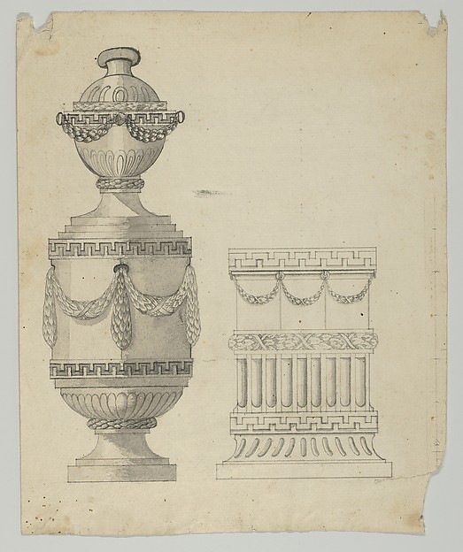 Design for a container and a base