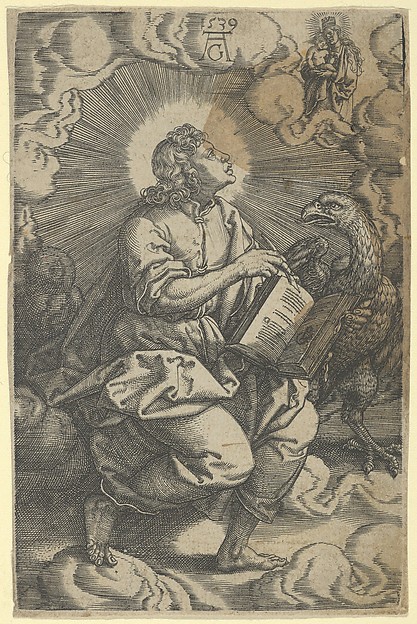 Saint John, from "The Four Evangelists" by Heinrich Aldegrever