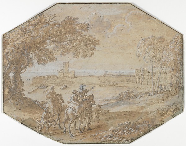Coast Scene with the Port of Santa Marinella