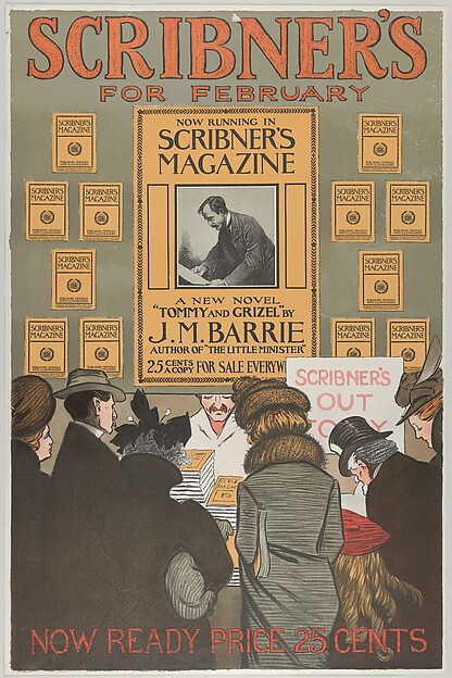 Scribner's: "Tommy and Grizel" by J. M. Barrie, February by Anonymous, American, 20th century, The Metropolitan Museum of Art