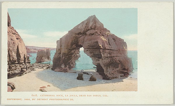 Cathedral Rock, La Jolla, Near San Diego, California, No. 6118