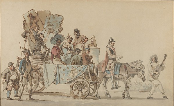 Theatrical Troupe on the Road