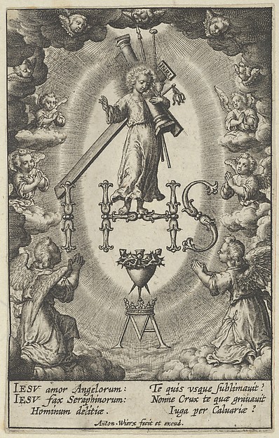 Sacred Monogram by Antonius Wierix, II