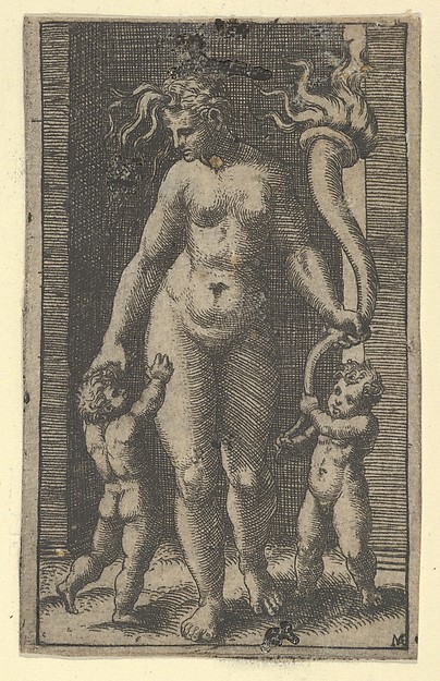 Venus attended by cupids