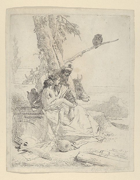 The Family of the oriental Peasant, from the Scherzi by Giovanni Battista Tiepolo, The Metropolitan Museum of Art