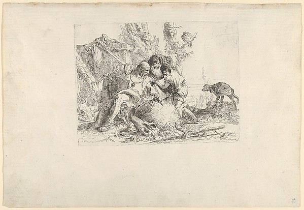 Two Magicians and a Child, from the Scherzi
