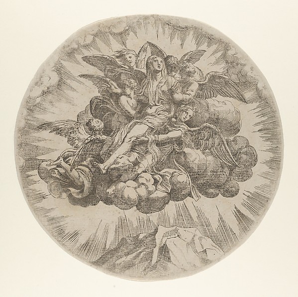 Mary Magdalen carried to Heaven