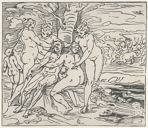 Venus and the Nymphs Lamenting the Death of Adonis