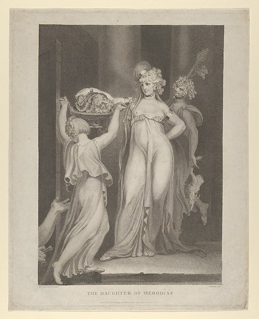 The Daughter of Herodias (Salome Receiving the Head of John the Baptist, Matthew 14:10-11)