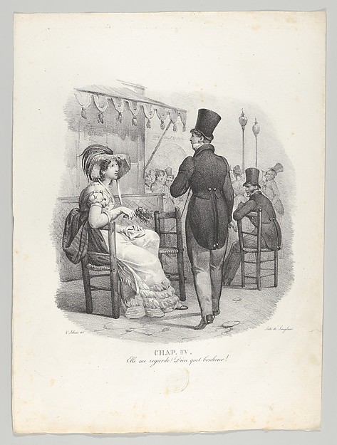 Chap. IV: Elle me regard! Dieu quel bonheur! (She notices me! What happiness!)